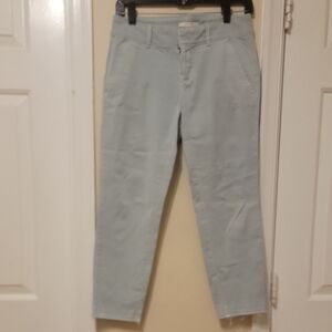 LOFT Pale Blue Cropped Ankle Pants